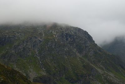 Scenic view of mountain against sky