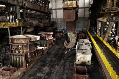 Inside of an old steel mill in the near of berlin. today it is an impressive museum. 