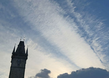 Low angle view of building against sky