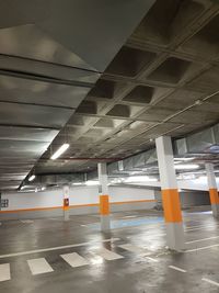 View of empty parking lot