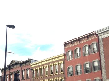 Low angle view of building against sky