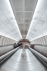 Interior of subway station