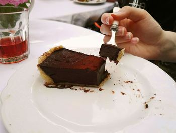 Woman hand with tattoo