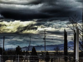 View of cloudy sky