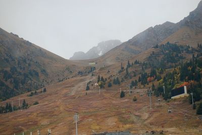 Scenic view of mountains