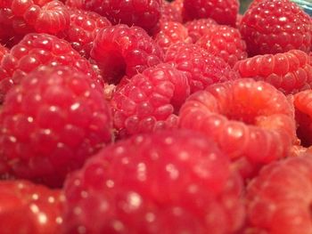 Full frame of strawberries