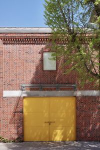 Low angle view of building against sky