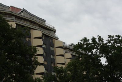 Low angle view of building against sky