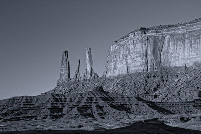 Old ruins against clear sky