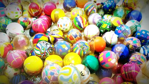 Full frame shot of multi colored candies