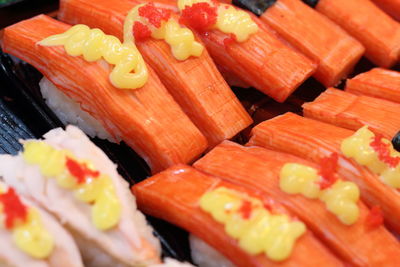 Close-up of sushi