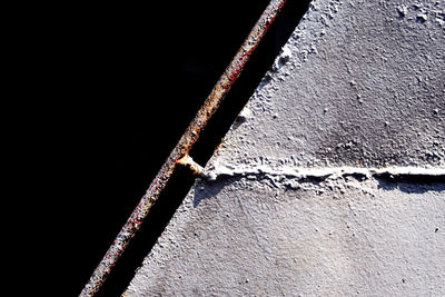 Close-up of rusty wall