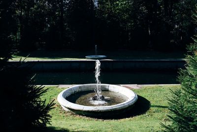 Fountain in park