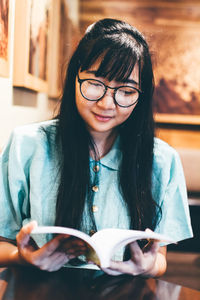 Portrait of young woman