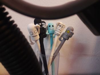 Close-up of electric lamp