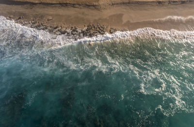 Aerial view of sea