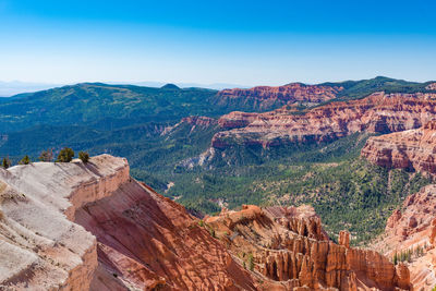 Scenic view of mountain range