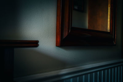 Close-up of window in building