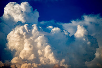 Low angle view of clouds in sky