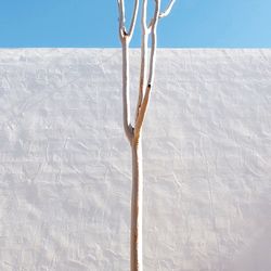 Close-up of snow on sand