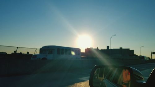 Road at sunset