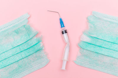 Close-up of dental equipment
