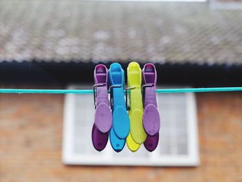 Close-up of colorful balloons