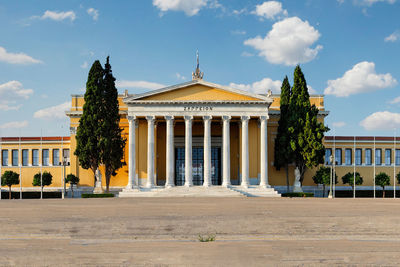 Facade of historical building