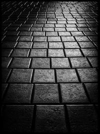 Full frame shot of paving stone