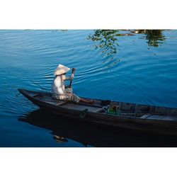 Boats in sea