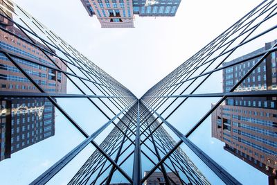 Low angle view of modern building