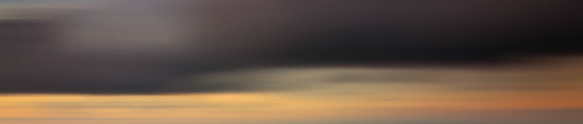 Defocused image of dramatic sky during sunset