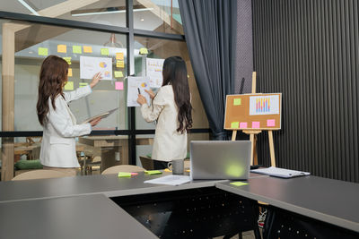 People working at office