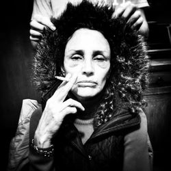 Portrait of young woman