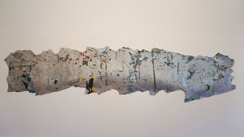 Low angle view of multi colored umbrella