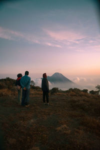 Discussion above height. mount merbabu national park, central java