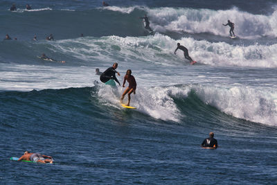 People on sea