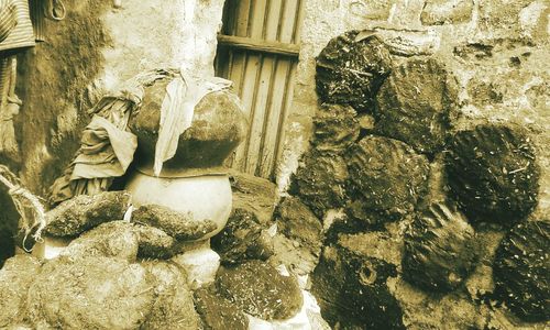 Close-up of built structure