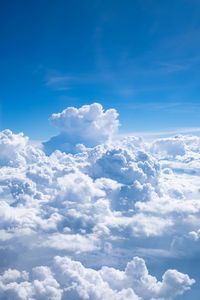 Low angle view of clouds in sky