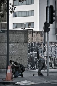 View of buildings in city