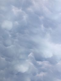 Low angle view of clouds in sky