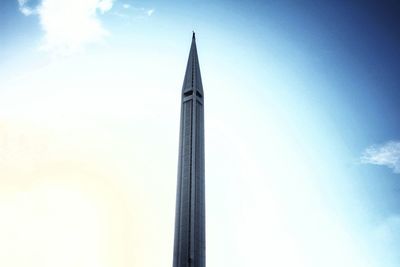 Low angle view of building against sky
