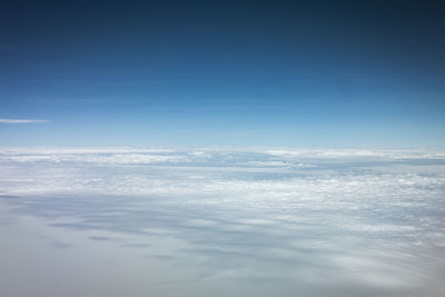 Scenic view of cloudscape against blue sky