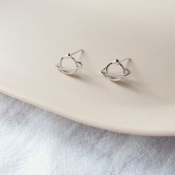 High angle view of wedding rings on metal