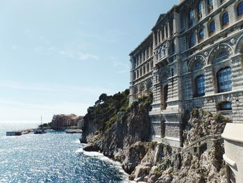 Built structure in water