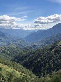 A portion of the cordillera mountains in mainland luzon.