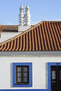 Low angle view of building against sky