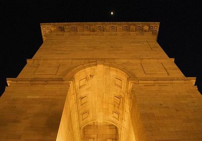 Low angle view of historical building