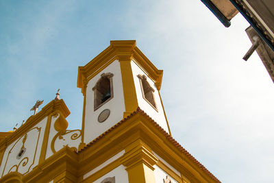 Low angle view of igreja matriz church against sky