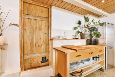 Interior of bathroom